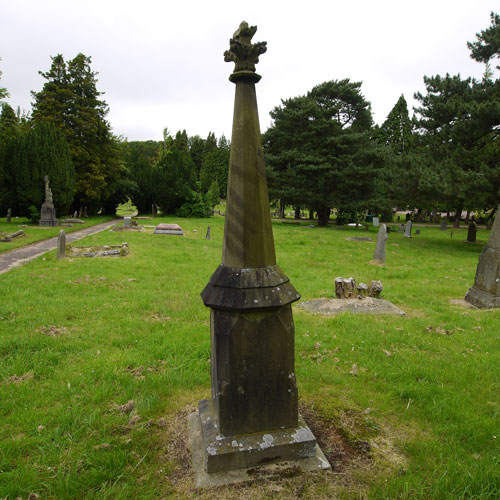 The grave of Armenia Cousins wife of Captain Barzula Cousins. She was only 23 years of age when she died.