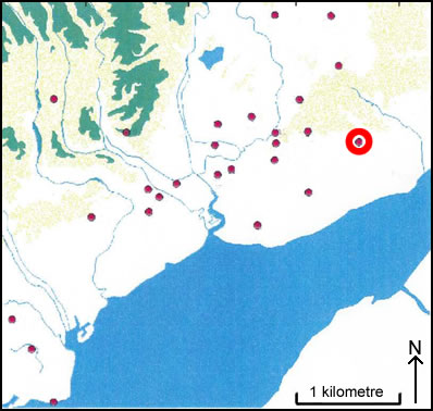 Location of Llanmelin Wood Camps