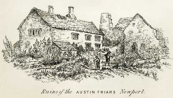 Ruins of the Austin Friars Newport Mon