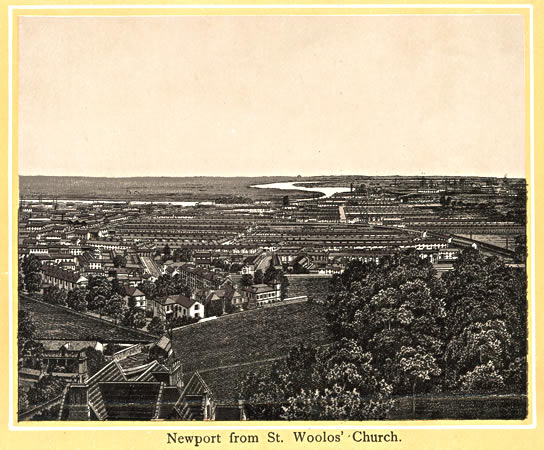 Newport from St Woolos' Church