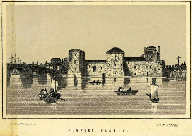Newport Castle 1864