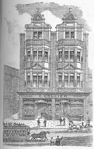 147 Commercial Street Newport, 1889 - Colliers Restaurant