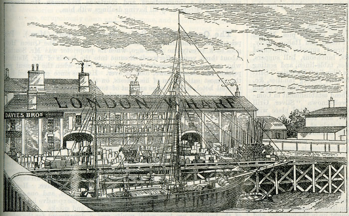 Davies Brothers, Slate, Cement, Iron, and General Building Material Merchants, London Wharf, Newport (Mon.). 1893
