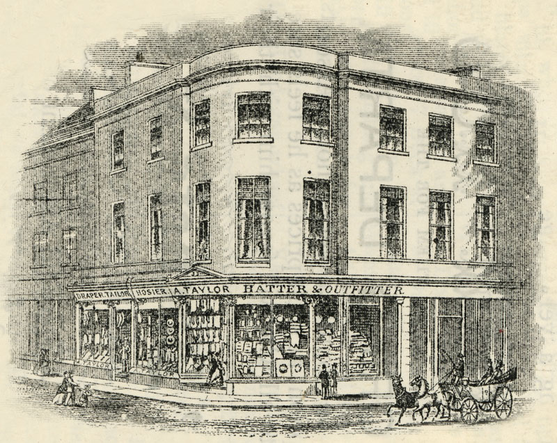 32 and 33 High Street, Newport, 1883 - A Taylor, Draper