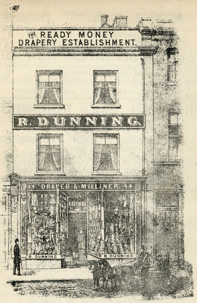 44 High Street, Newport, 1883 - R Dunning, Drapery