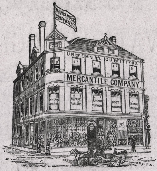 96 & 97 Commercial Road Newport, 1889 - The Mercentile Company