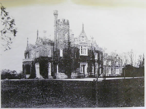 Photograph of Malpas Court from the East c 1900