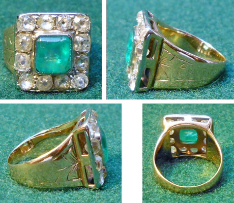 Could this be The Santos Ring which according to family tradition brought Shorty Osment so much good fortune?
