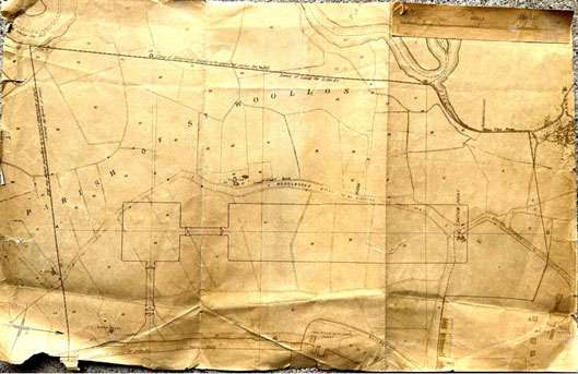 A plan of the proposed dock in 1860/65