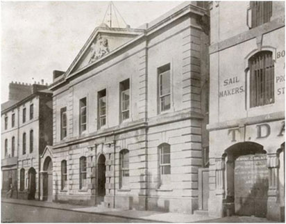 The Custom House in Dock Street, opened in 1858. 