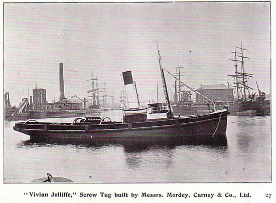 Vivian Joliffe, a tug built in 1897.