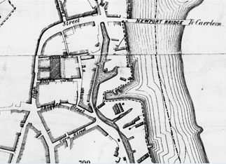 Section of the 1845 Tithe Map