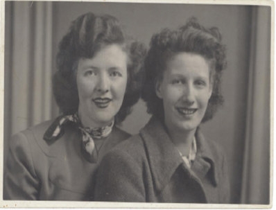 The author's mother, Eileen, and best friend Lily Watkins.