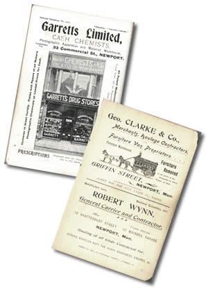 Adverts from Johns' 1897 Directory