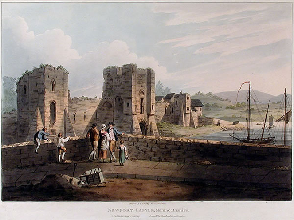The top of the bridge in 1805 by William Orme