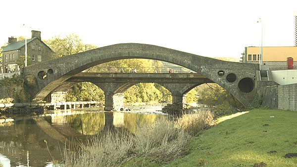 Pontypridd bridge built by William Edwards (1756)