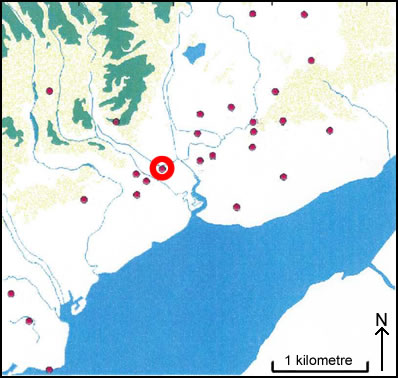 Location of the Gaer (Tredegar Camp)