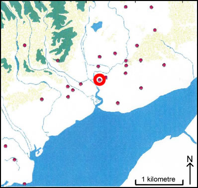 Location of Gaer Camp - Maindee, Newport