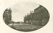 Entrance To Alexandra Dock Showing Waterloo Hotel And Post Office