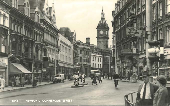 Newport, Commercial Street - London 150 miles