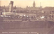 GERMAN PRISONERS OF S.S. BELGIA AT NEWPORT.