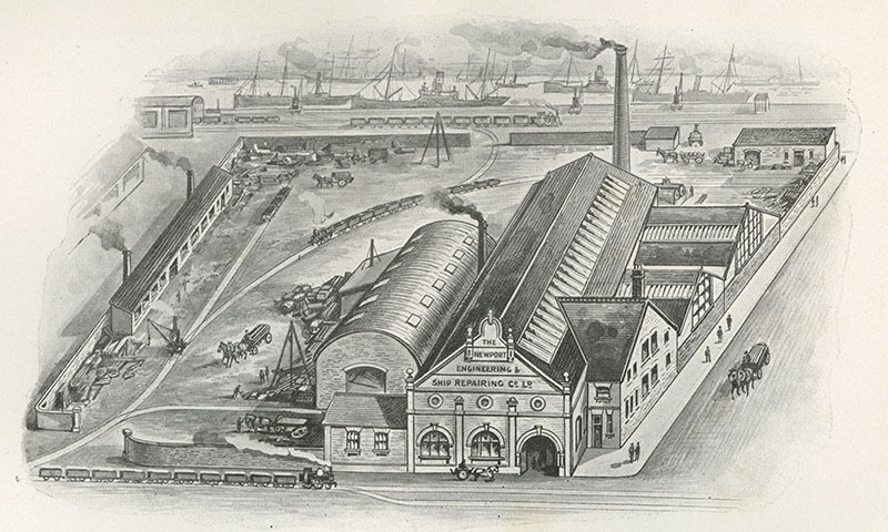 NEW WORKS OF THE NEWPORT ENGINEERING AND SHIP REPAIRING CO. LTD., 1903
