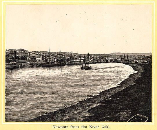 Newport from the River Usk