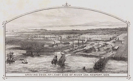 Graving Dock River Usk Newport Mon