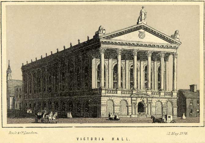 The Victoria Hall Newport, 1874