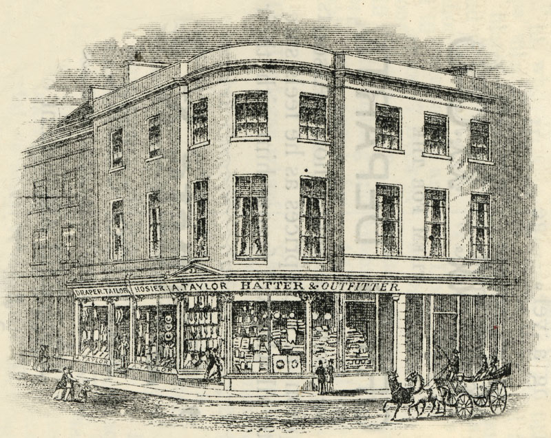32 and 33 High Street, Newport, 1883 - A Taylor, Draper