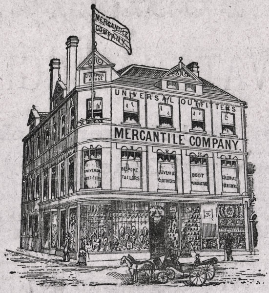96 & 97 Commercial Road Newport, 1889 - The Mercentile Company