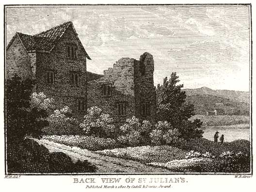 Back view of St Julian's