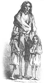 Irish families wandered the streets of Newport in the nineteenth century totally destitute.