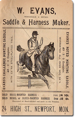 Adverts from Johns' 1904 Newport Street Directory